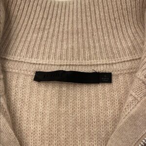 Elegant Cream Turtleneck Sweater